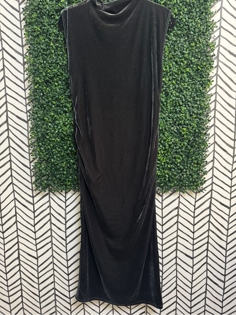 Blue Velvet Midi dress